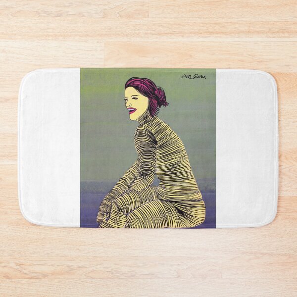 Item preview, Yellow Nude Woman By ArtGuru 9127 - Acrylic On Paper designed and sold by Art Guru.