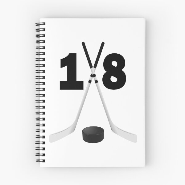 Item preview, Hockey number 18 - eighteen with sticks and disc designed and sold by AllShirts21.