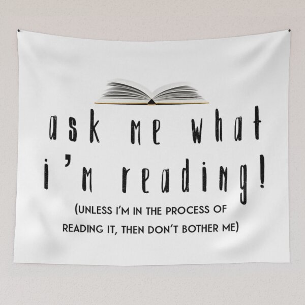 Item preview, Ask Me What I'm Reading designed and sold by ArtworkBySarahN.