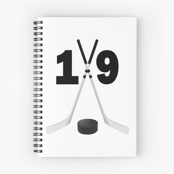 Item preview, Hockey number 19 - nineteen with sticks and disc designed and sold by AllShirts21.