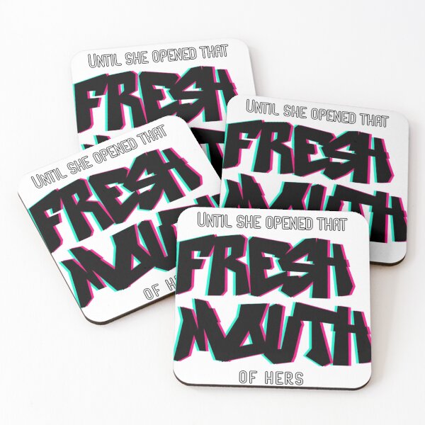 Item preview, Fresh Mouth - Black Letters designed and sold by PurgArchSurvey.