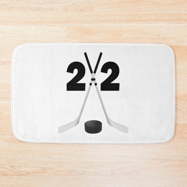 Item preview, Hockey number 22 - twenty-two with sticks and disc designed and sold by AllShirts21.