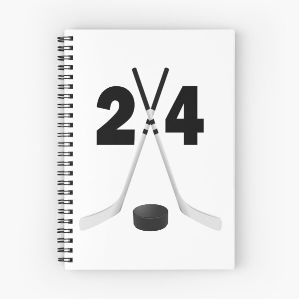 Item preview, Hockey number 24 - twenty four with sticks and disc designed and sold by AllShirts21.
