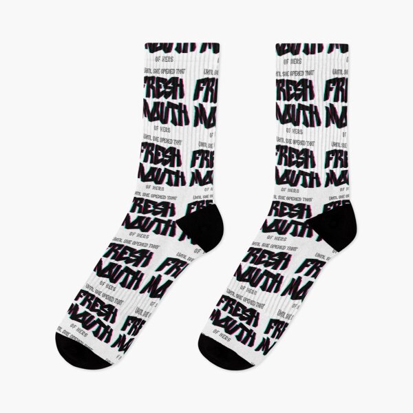 Item preview, Fresh Mouth - Black Letters designed and sold by PurgArchSurvey.