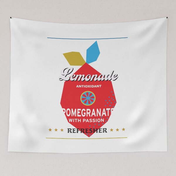 Item preview, Refresher! Pomegranate lemonade_Pop art designed and sold by studiokay12.