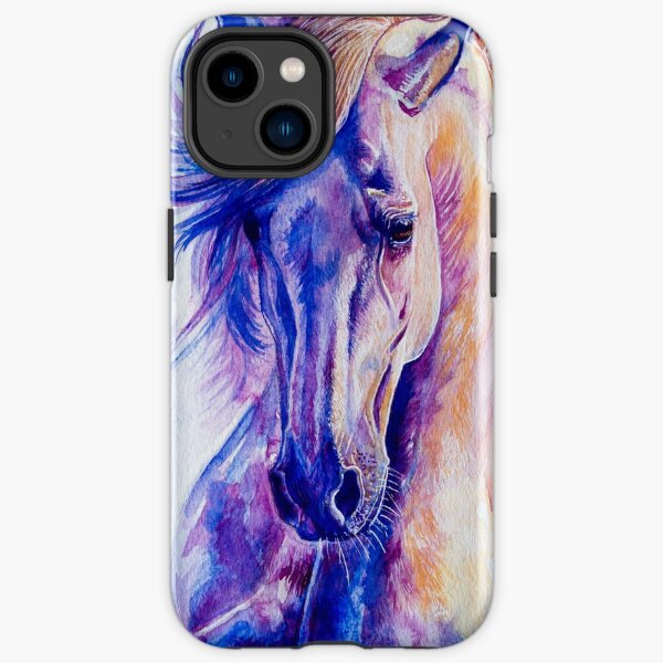 Horse in Watercolor III iPhone Tough Case