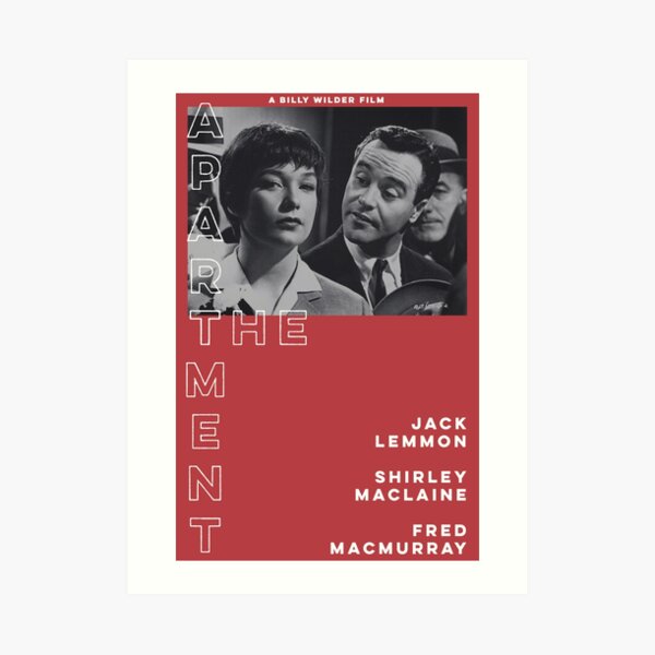THE APARTMENT 1960's alternative movie poster Art Print