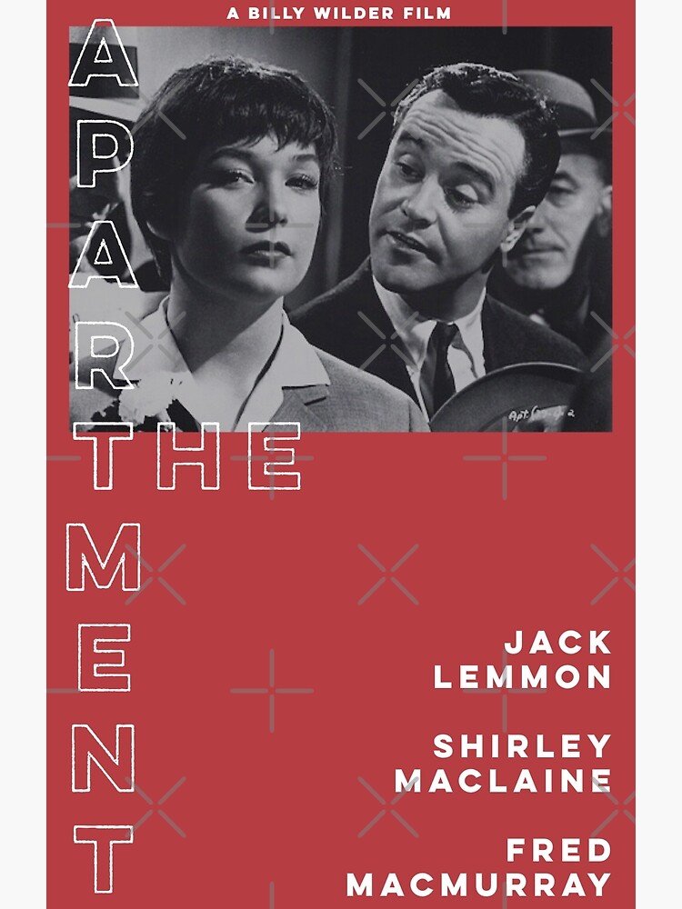 "THE APARTMENT 1960's alternative movie poster" Poster for Sale by
