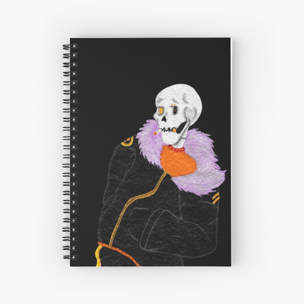 Underfell bitty sans  Spiral Notebook for Sale by Kawaizem