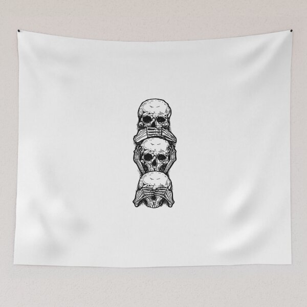 Item preview, Three wise skulls designed and sold by Astalawistababy.