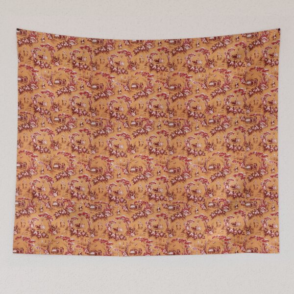 Item preview, 19th century French pattern France  soliders, rural scenes horses roses  designed and sold by Love30smovies.