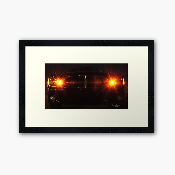 Night Rider Framed Art Print