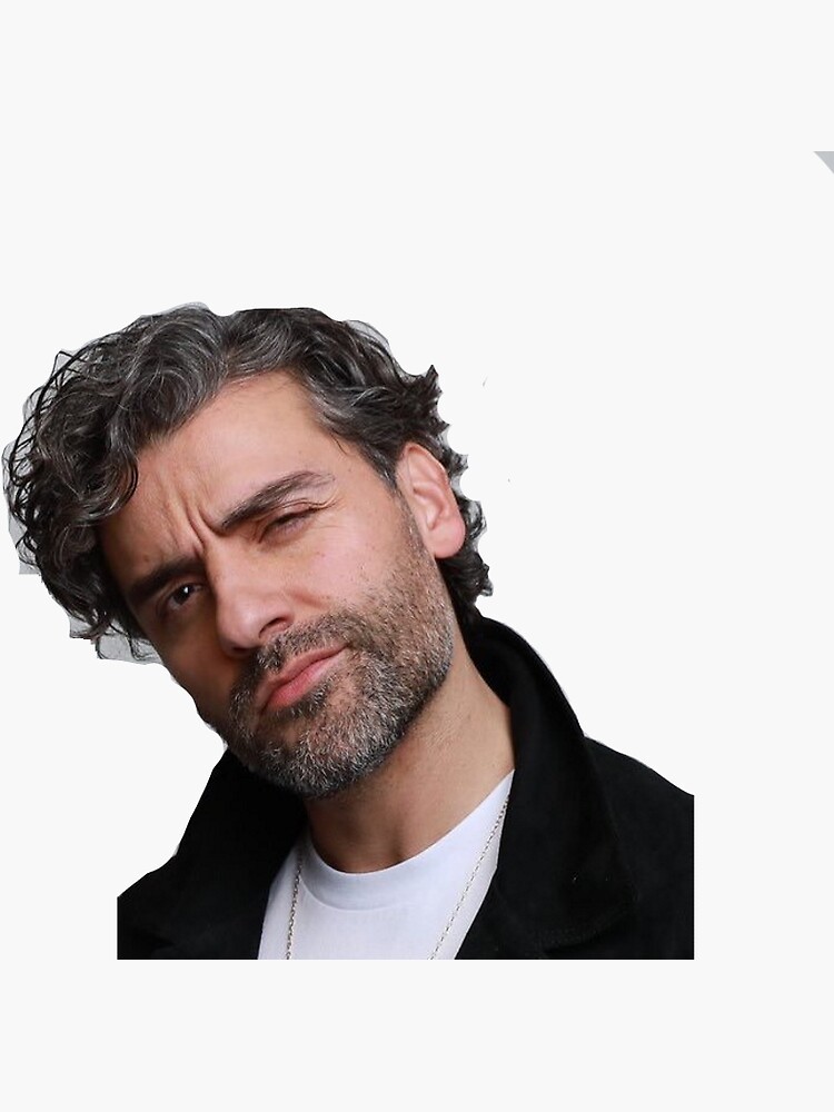 Imagen 3 de 3, Pegatina con la obra Oscar Isaac, diseñada y vendida por ashflower1123.