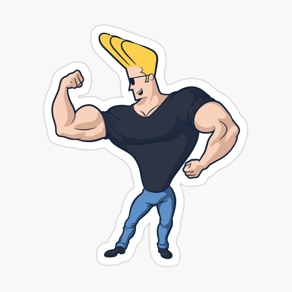 Johnny Bravo, an art print by Ephrem Rokk - INPRNT