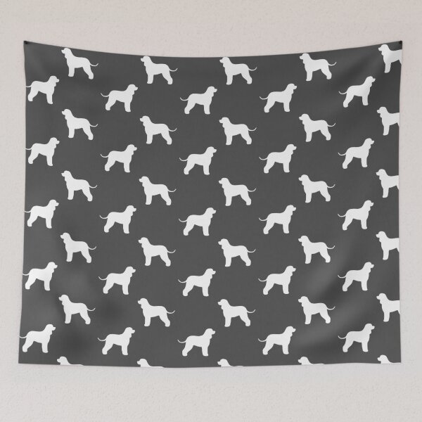 Item preview, Irish Water Spaniel Silhouette(s) designed and sold by Jenn Inashvili.