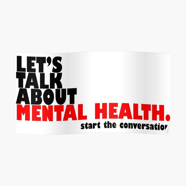 Start the Conversation - Mental Health Poster