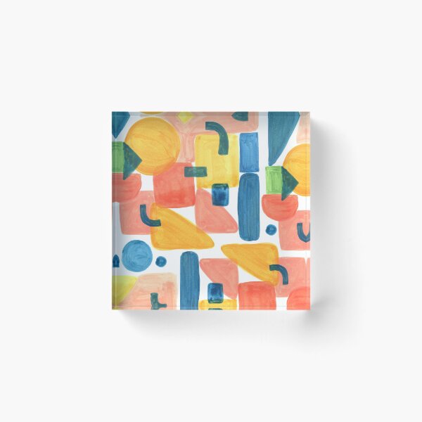 Item preview, Painted Geo Abstract designed and sold by Mukta Lata Barua.