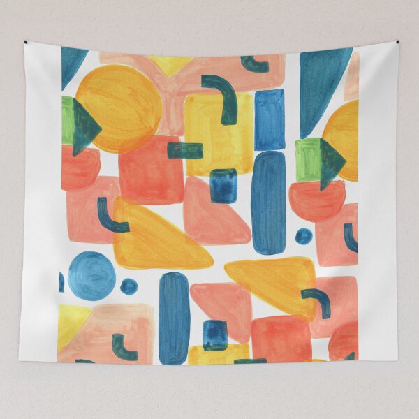 Item preview, Painted Geo Abstract designed and sold by Mukta Lata Barua.