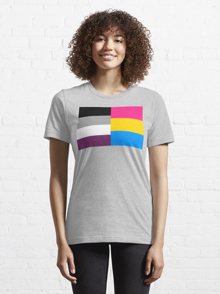 Panromantic Asexual Flag T Shirt For Sale By Hamsters Redbubble 