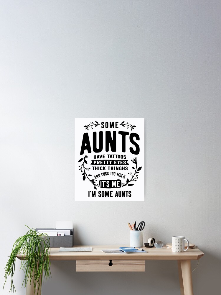 Womens Some Aunts Cuss Too Much Shirt Funny Auntie Gifts Aunt T-Shirt