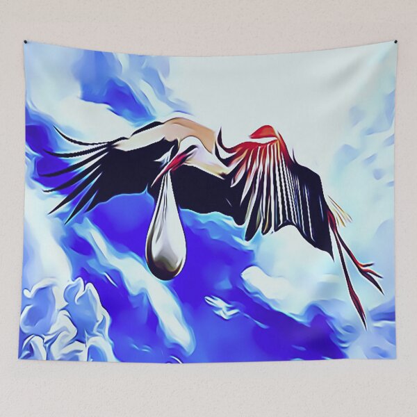 Item preview, White Stork Delivering Foundlings designed and sold by Sunleil.