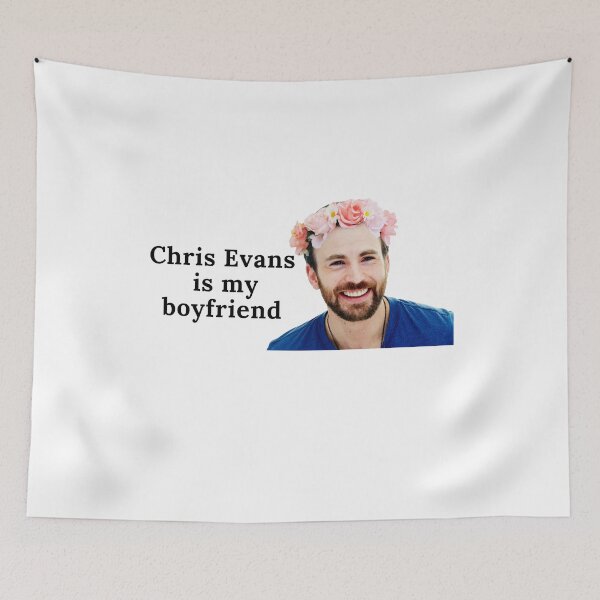 Item preview, Chris Evans is my boyfriend designed and sold by chrisevanswife.