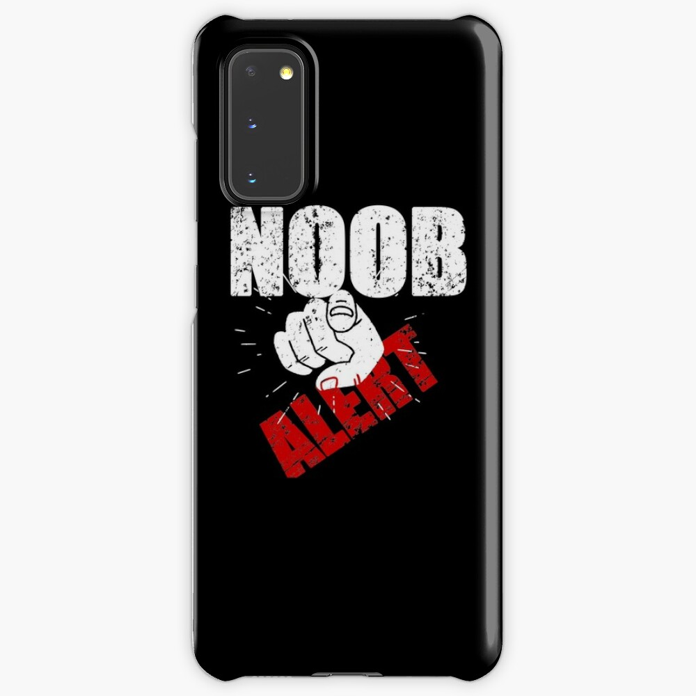 Noob Alert With Pointed Finger Funny T Shirt Gear Case Skin For Samsung Galaxy By Richard529 Redbubble - roblox noob alert