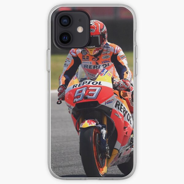 Marc Marquez - MotoGP Thailand 2019 au circuit international de Chang Buriram Coque souple iPhone