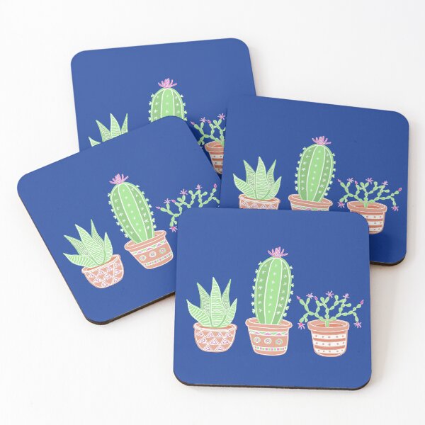 Item preview, “Three In A Row”| Succulents In Pots designed and sold by LiseHoltArt.