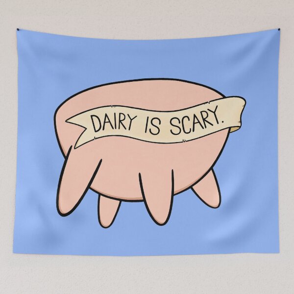 Item preview, Dairy is Scary - Udders designed and sold by BaconPancakes21.