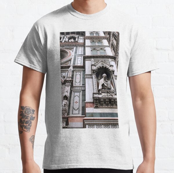 The Facade of St. Mary's Cathedral, Florence Classic T-Shirt