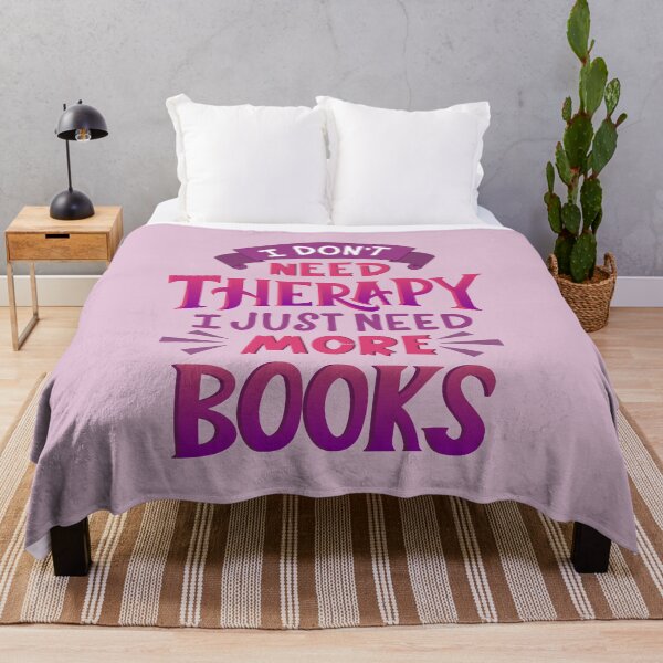 Item preview, No Therapy More Books Purple designed and sold by Kit Cronk.