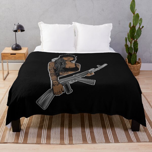 Item preview, Girl with Ak-47 designed and sold by emphatic.