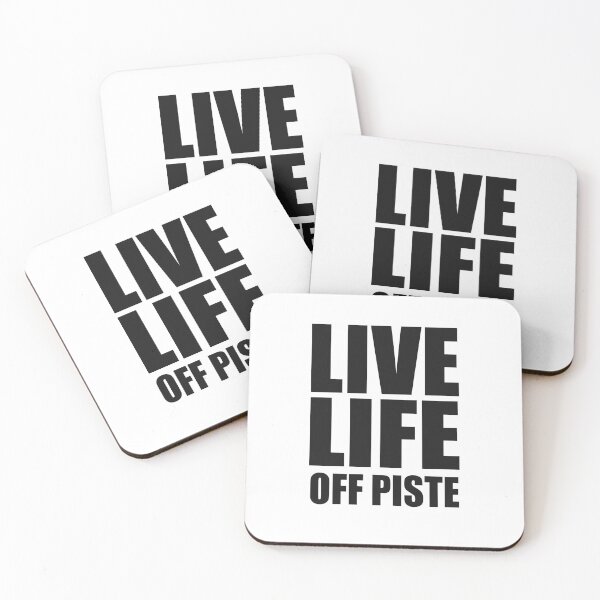 Item preview, LIVE LIFE OFF PISTE B designed and sold by PoshJocks.