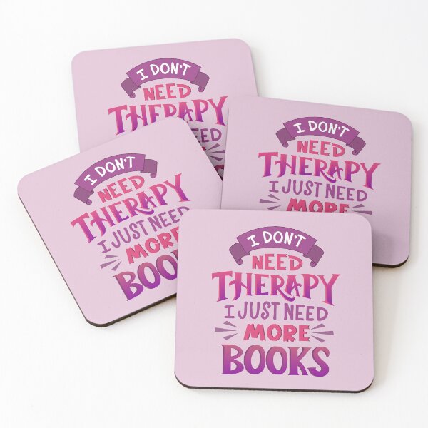 Item preview, No Therapy More Books Purple designed and sold by Kit Cronk.