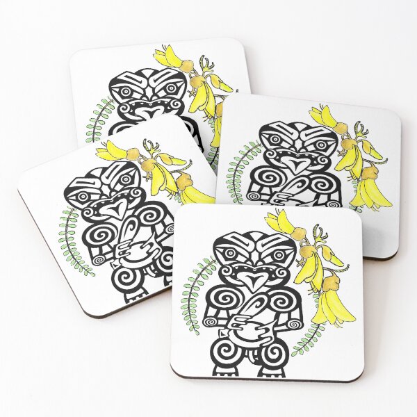 Item preview, Tekoteko and Kowhai designed and sold by Linda Bassett.