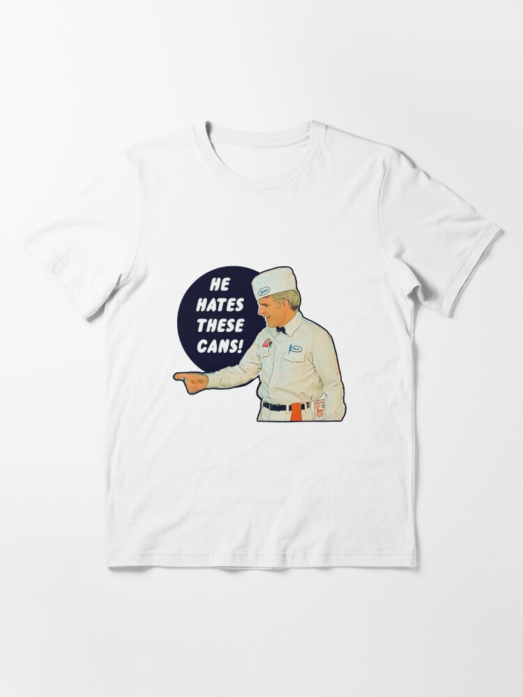 Alternate view of The Jerk - He Hates These Cans Essential T-Shirt