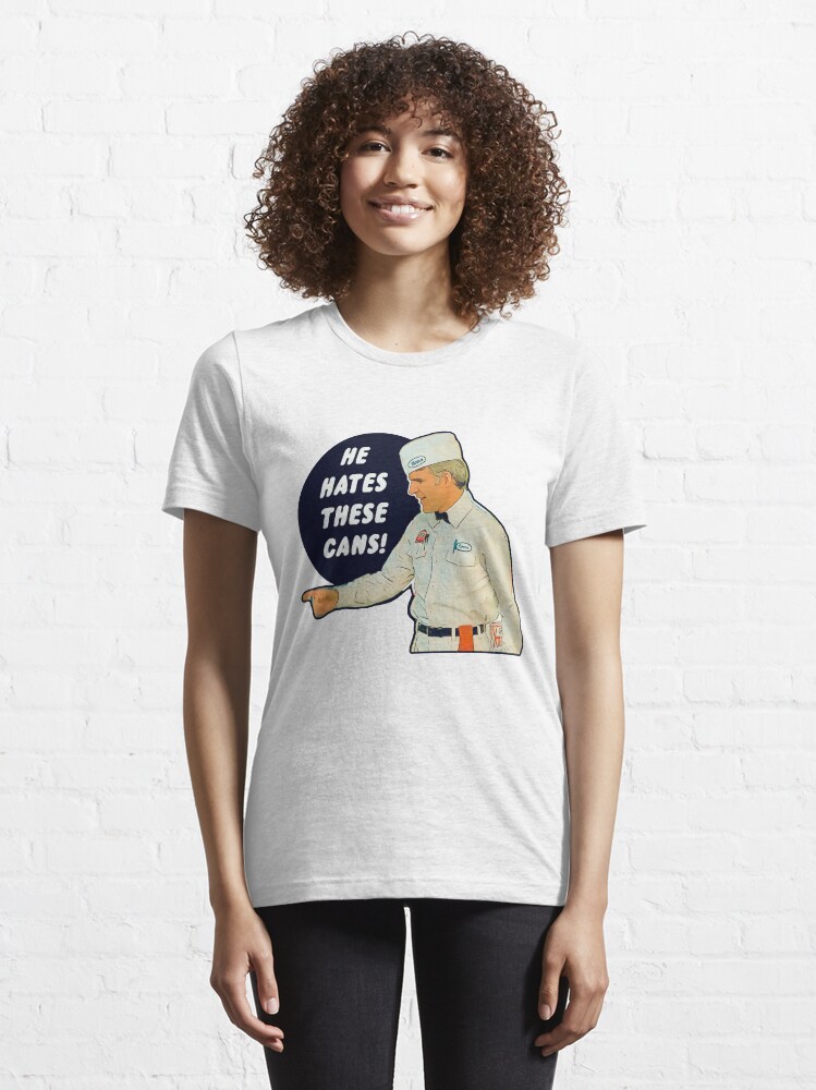 Alternate view of The Jerk - He Hates These Cans Essential T-Shirt