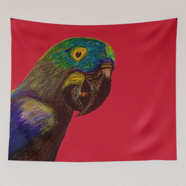 Item preview, "Scared Nitwit" | Parrot Original Artwork by Nicholas Brendon designed and sold by NickyBrendon.