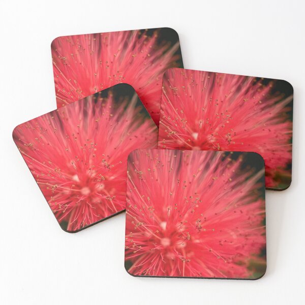 Item preview, Red powder puff designed and sold by Art in Nature.