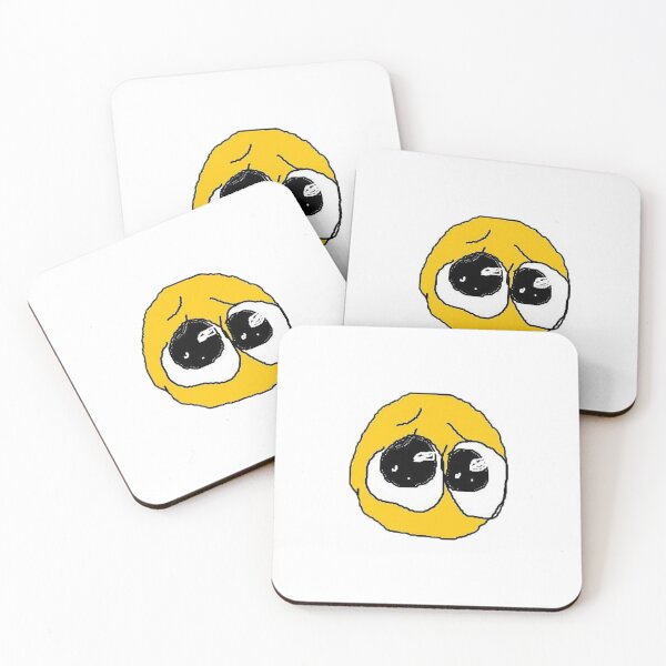 Cursed Emoji Meme Coasters for Sale