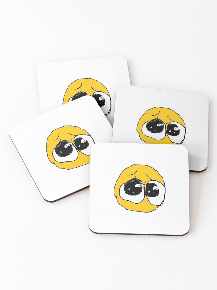 Sobbing Cursed Emoji Sticker for Sale by jenmish