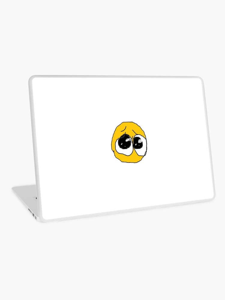 Sobbing Cursed Emoji Sticker for Sale by jenmish