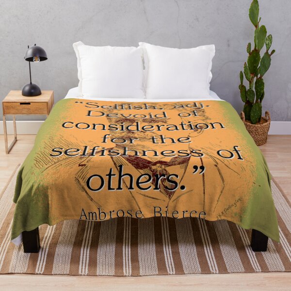 Item preview, Selfish - Bierce designed and sold by CrankyOldDude.