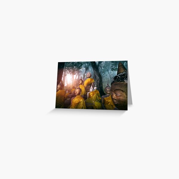 Valley of the Buddhas Greeting Card