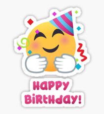 Happy Birthday - hug emoji Sticker