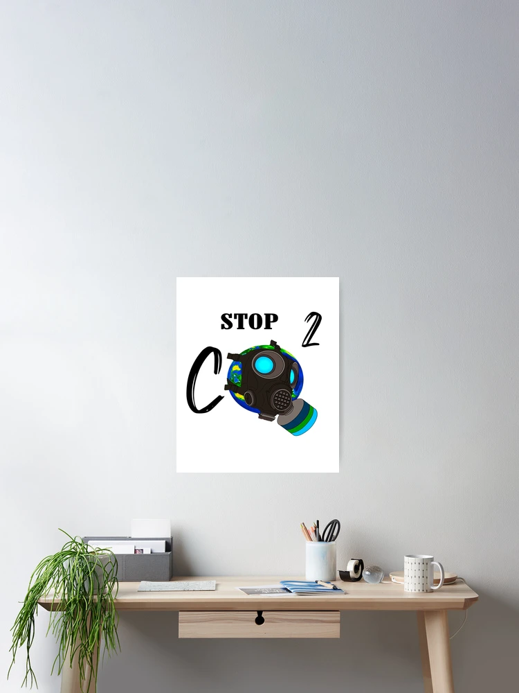Thumbnail 2 of 3, Poster, stop co2 designed and sold by Raeolus.
