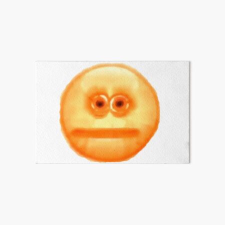 Shush Cursed Emoji | Art Board Print