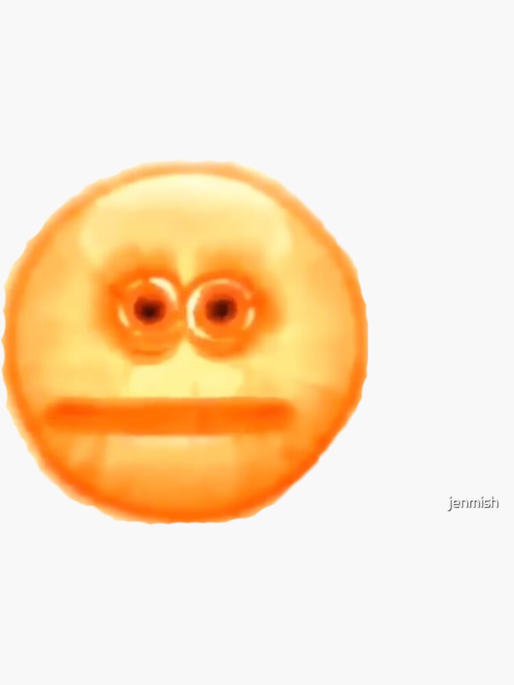 Sad cursed emoji Sticker for Sale by jenmish