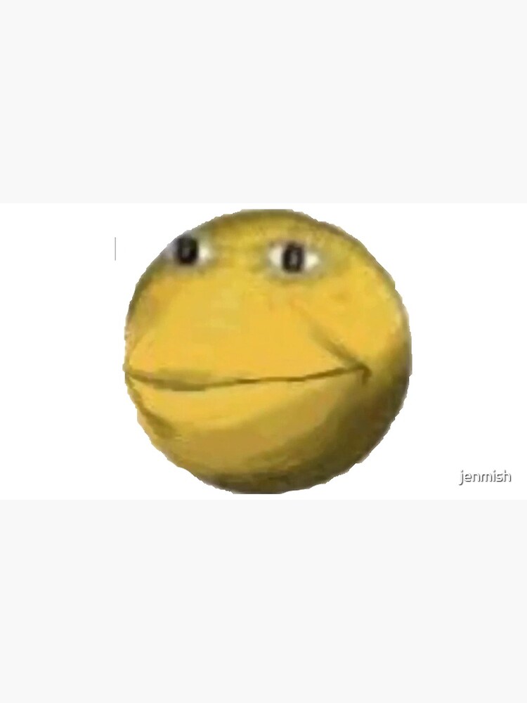 Sobbing Cursed Emoji Sticker for Sale by jenmish